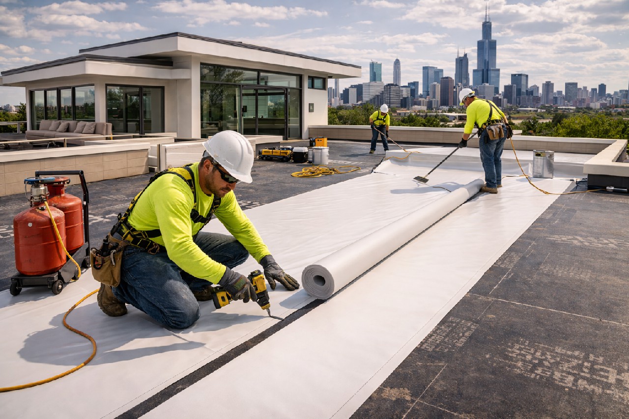 Dallas Roofing service in Deep Ellum
